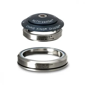 Chris King DropSet 5 Headset Ceramic Tapered 1 1/8 - 1.5 inches grey-blue | midnight IS42/28.6 - IS52/40