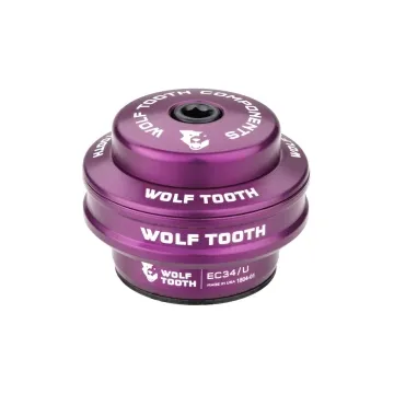 Wolf Tooth Performance Headset Upper Cup 1 1/8 inch | EC34 / 28.6 mm Height 16 mm Purple