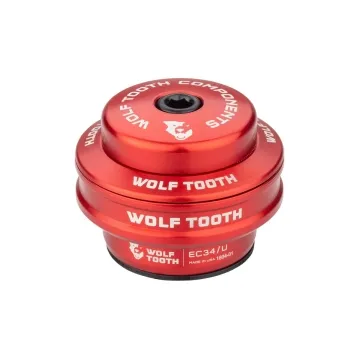 Wolf Tooth Performance Headset Upper Cup 1 1/8 inch | EC34 / 28.6 mm Height 16 mm Red