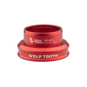 Wolf Tooth Performance Bottom Cup 1 1/8 inch | EC34/30 red