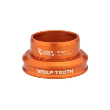Wolf Tooth Premium Bottom Cup 1 1/8 inch | EC34/30 orange