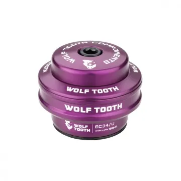 Wolf Tooth Premium Headset Upper Cup 1 1/8 inch | EC34 / 28.6 mm Height 16 mm Purple