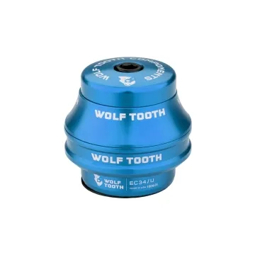 Wolf Tooth Premium Headset Upper Cup 1 1/8 inch | EC34 / 28.6 mm Height 25 mm Blue