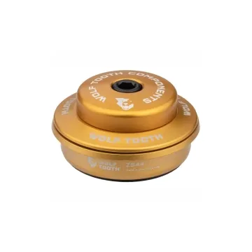 Wolf Tooth Premium Headset Upper Cup 1 1/8 inch | ZS44 / 28.6 mm Height 6 mm Gold