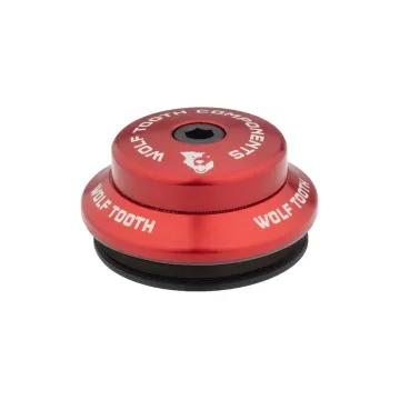 Wolf Tooth Premium Headset Upper Cup 1 1/8 inch | IS41 / 28.6 mm Height 8 mm Red