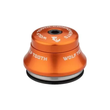 Wolf Tooth Premium Headset Upper Cup 1 1/8 inch | IS41 / 28.6 mm Height 15 mm orange