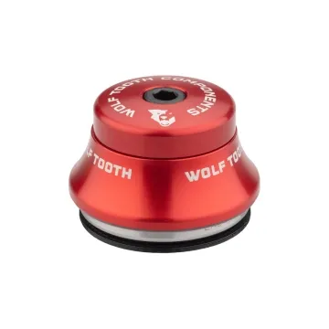 Wolf Tooth Premium Headset Upper Cup 1 1/8 inch | IS41 / 28.6 mm Height 15 mm Red