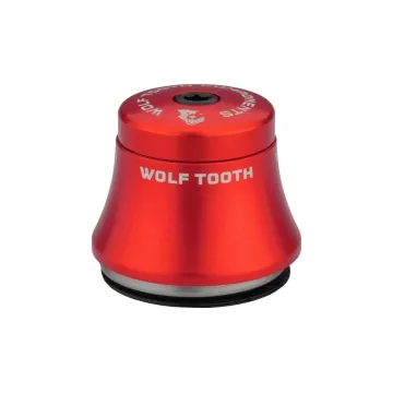 Wolf Tooth Premium Headset Upper Cup 1 1/8 inch | IS41 / 28.6 mm Height 25 mm Red