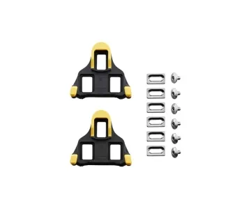 Shimano SPD SL Pedal Cleats | SH-SM11 Yellow 6-Degree Set