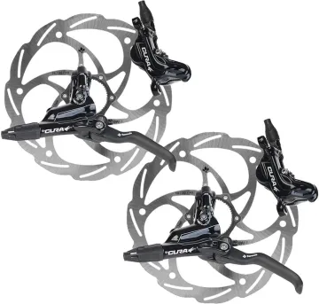 Formula Cura 4 Disc Set, black disc brakes + Monolitic Centre Lock discs