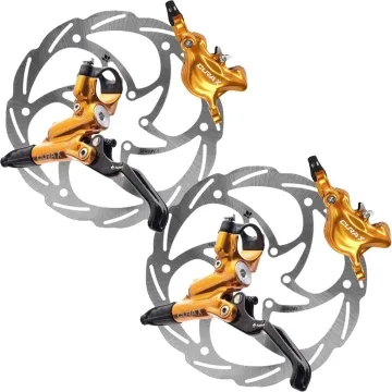 Disc Set Formula Cura X disc brakes gold + Monolitic discs 6-hole