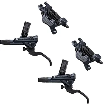 Shimano SLX M7120 Disc Brake Set, 4-piston caliper BR-M7120