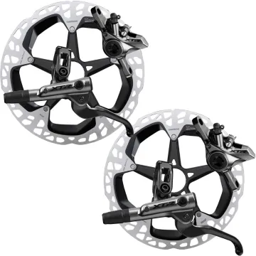 Shimano XTR Race M9100 Disc Set: Disc brakes + Centerlock discs RT-MT900