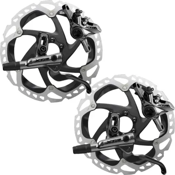 Shimano XTR Race M9100 Disc Brake Set + RT-MT905 6-hole discs