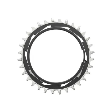 Sram XX SL Eagle Powermeter T-Type Chainring Thread Mount Offset 0mm Black-Silver 32 Teeth