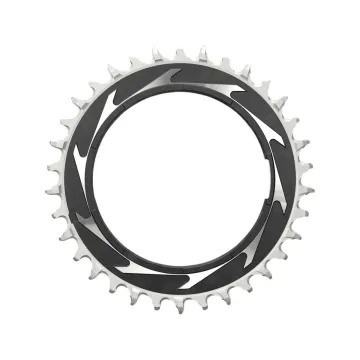 Sram XX SL Eagle Powermeter T-Type Chainring Thread Mount Offset 0mm Black-Silver 36 Teeth