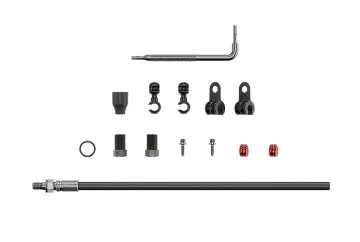 Sram Guide - Avid brake line 200 cm 0/0 degree threaded crimp screw connection black A1