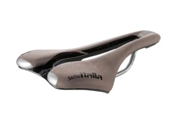 Selle Italia SLR Boost Gravel Saddle TI316 Superflow S3 brown