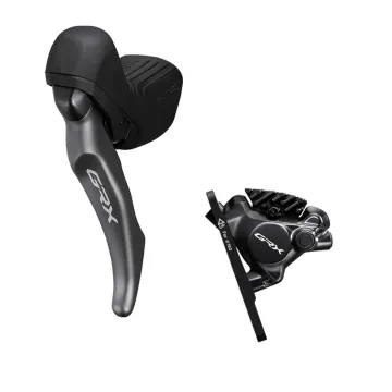 Shimano GRX BL-RX820-L disc brake lever (left) + BR-RX820 flat-mount disc brake