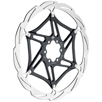 Formula two-piece brake disc, 6-hole, black, 180 mm