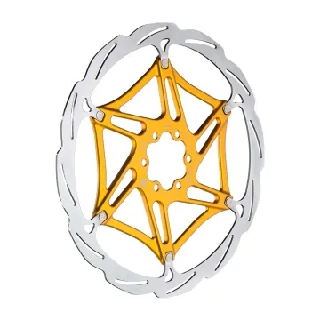 Formula two-piece disc brake rotor, 6-hole, gold, 203 mm