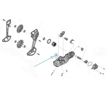 Shimano rubber grommet for cable connection for EW-SD300 Di2 cable