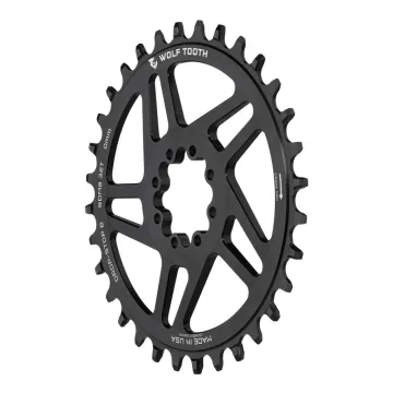 Wolf Tooth Drop-Stop B Chainring 9-12-speed - Sram / Quarq Direct Mount Aluminium 0mm Offset 36 Teeth