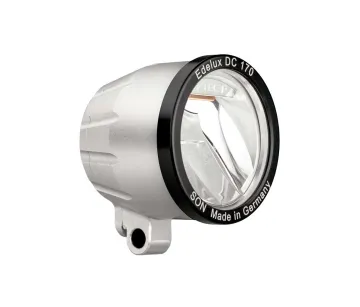 Schmidt Son Edelux DC 170 E-bike bike light, natural aluminium