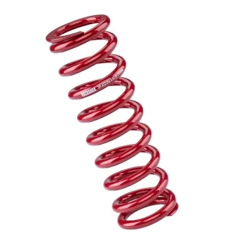 RockShox Deluxe shock absorber spring, steel, metric hub, 67.5–75 mm, electric red, stiffness 225 lb