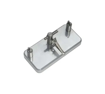 SON soldering fixture for coaxial connectors