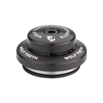 Wolf Tooth Premium Headset Upper Cup Trek Knock Block 1 1/8 inch | IS41 / 28.6 mm height 8 mm black