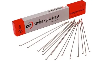 DT Swiss Competition spokes 2.0 x 1.8 mm, silver, 236 mm