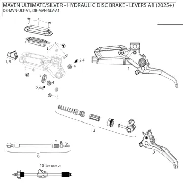 Sram MAVEN Ultimate A1 Spare Part | Brake Lever