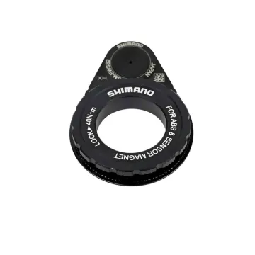 Shimano Centerlock lockring – external screw-on design with magnets