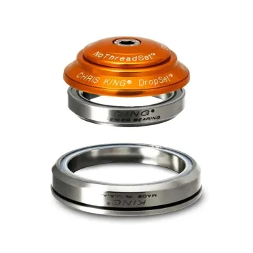 Chris King DropSet 3 Tapered Headset 1 1/8 - 1.5 inches, matt mango | matt mango IS41/28.6 - IS52/40