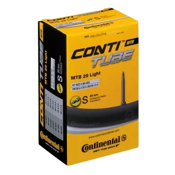 Continental Butyl Inner Tube MTB Light 29 inches x 1.75–2.4 | Presta valve 60 mm
