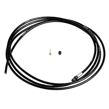 Magura disc brake hose, 0° angle, M6 connection, 2500 mm, black