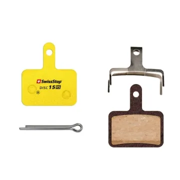SwissStop Disc 15 RS quiet brake pads | 2-piston Shimano-Tektro-TRP-Quad | 1 pair