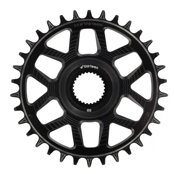 e*thirteen Helix R E-bike chainring | Bosch SX/CX Gen4/5 Direct-Mount | 15mm offset, black aluminium, Boost, 32 teeth