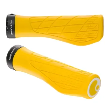 Ergon GA3 Lock On Handlebar Grips Size S Yellow Mellow