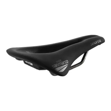 Selle San Marco ShortFit 130 Dynamic Saddle Narrow S3 Black Frame Manganese