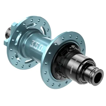 DT Swiss 350 DEG Classic Rear Hub Disc 6-Hole Boost 148 LTD Turquoise | 32-Hole Rotor XD