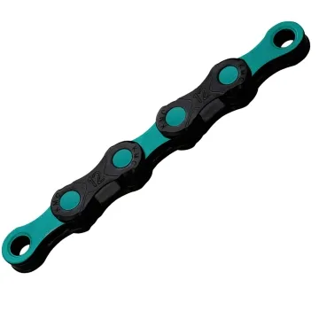 KMC DLC12 waxed chain incl. link, 12-speed, 126 links, black-celeste