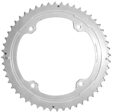 Campagnolo Potenza 11-speed chainring, 52 teeth, 4-arm, 145mm chainline, silver
