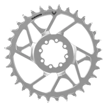 Sram Eagle 90 T-Type chainring, 8-hole, DM, 3mm offset, black, 34 teeth