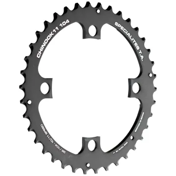 TA Specialite Chinook 11V MTB chainring 104 links centre/outer black 36 teeth