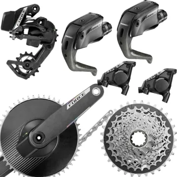 Sram Force AXS E1 Aero TT Groupset Aero Power Meter Disc 12x1-speed