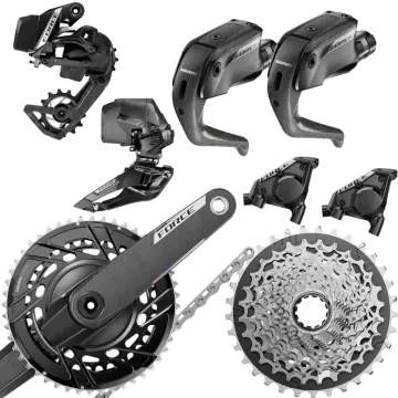 Sram Force AXS E1 Aero TT Groupset Power Meter Disc 12x2-speed