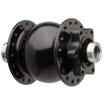 Schmidt SON 28 12 110 Boost Disc 6-hole hub dynamo, black anodised, 24-hole