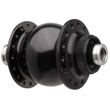 Schmidt SON 28 12 110 Boost Disc Centerlock Hub Dynamo, black anodised, 24-hole